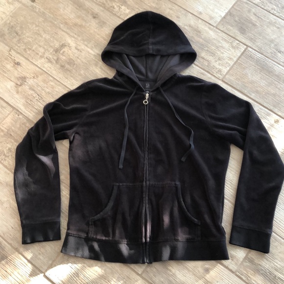 ❤️NY&C Black Valore zippered hoodie size medium - Picture 2 of 5